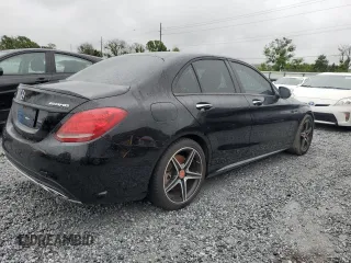 2016 Mercedes-Benz C 450 AMG with VIN 55SWF6EBXGU141562, listed as a Copart auction lot 52255705 with Not Provided miles and Clean Title. Bid and sale history available at carsss.com. Image 3.