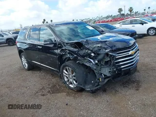 2018 Chevrolet Traverse High Country with VIN 1GNEVKKW2JJ160467, listed as a IAAI auction lot 41913225 with 50,180 mi miles. Bid and sale history available at carsss.com. Image 1.