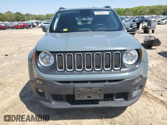 2018 Jeep Renegade Latitude with VIN ZACCJABBXJPJ51287, listed as a Copart auction lot 52385515 with 85,346 mi miles and Salvage Title. Bid and sale history available at DreamBid. Image 5.