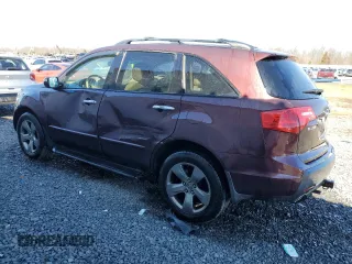 2009 Acura MDX Sport/Entertainment Pkg with VIN 2HNYD288X9H511134, listed as a Copart auction lot 49831475 with 197,777 mi miles and Salvage Title. Bid and sale history available at carsss.com. Image 2.