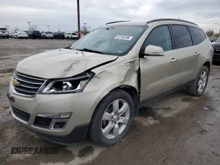 2016 Chevrolet Traverse LT z VIN 1GNKRGKD8GJ152921, wystawiony jako Copart lot #52146395 z przebiegiem 111 123 mil mil oraz Szkoda całkowita • Salvage title. Historia ofert i sprzedaży dostępna na DreamBid. Obrazek 1.