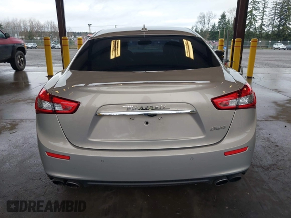 2017 Maserati Ghibli with VIN ZAM57XSLXH1238134, listed as a IAAI auction lot 41871754 with 34,776 mi miles. Bid and sale history available at carsss.com. Image 15.