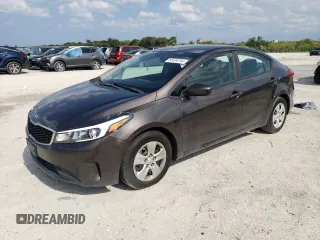 2017 Kia Forte LX with VIN 3KPFK4A78HE157754, listed as a Copart auction lot 55534744 with 96,113 mi miles and Salvage Title. Bid and sale history available at carsss.com. Image 1.