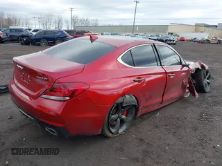 2019 Genesis G70 Advanced with VIN KMTG34LE7KU017931, listed as a IAAI auction lot 41863853 with 34,214 mi miles and . Bid and sale history available at DreamBid. Image 4.