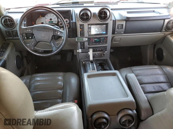 2003 Hummer H2 with VIN 5GRGN23U93H149294, listed as a Copart auction lot 80242304 with 199,675 mi miles and Salvage Title. Bid and sale history available at carsss.com. Image 8.