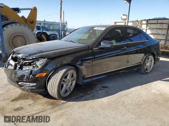 2013 Mercedes-Benz C 350 Sport with VIN WDDGF5HBXDA851812, listed as a Copart auction lot 72646034 with 56,788 mi miles and Salvage Title. Bid and sale history available at DreamBid. Image 1.