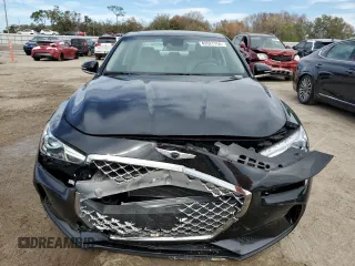 2021 Genesis G70 2.0T with VIN KMTG64LA9MU076535, listed as a Copart auction lot 42027754 with 20,446 mi miles. Bid and sale history available at carsss.com. Image 5.