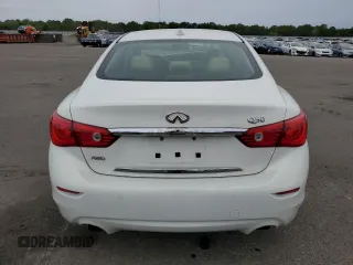 2015 Infiniti Q50 Premium with VIN JN1BV7AR1FM392815, listed as a Copart auction lot 58065645 with 89,233 mi miles and Salvage title. Bid and sale history available at DreamBid. Image 6.