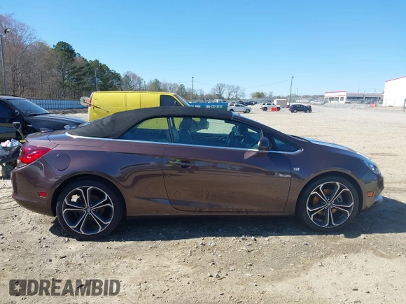 2016 Buick Cascada Premium with VIN W04WT3N55GG116328, listed as a IAAI auction lot 41854034 with 146,423 mi miles and . Bid and sale history available at DreamBid. Image 13.