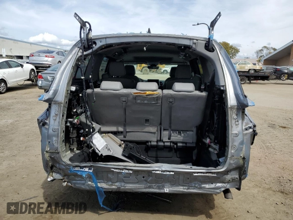 2021 Honda Odyssey EX-L with VIN 5FNRL6H74MB010119, listed as a Copart auction lot 52353355 with 39,366 mi miles and Salvage Title. Bid and sale history available at DreamBid. Image 6.