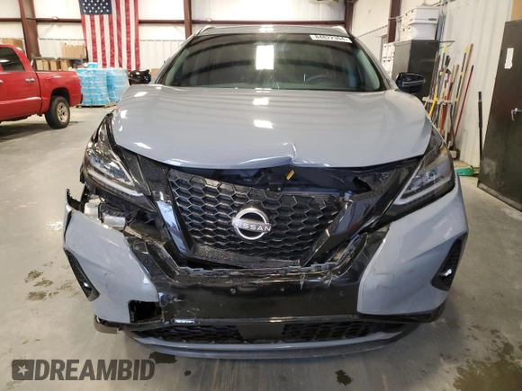 2023 Nissan Murano SV z VIN 5N1AZ2BS6PC131961, wystawiony jako Copart lot #84822304 z przebiegiem 16 813 mil mil oraz Szkoda całkowita • Salvage title. Historia ofert i sprzedaży dostępna na DreamBid. Obrazek 5.