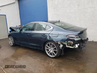 2023 Genesis G70 2.0T with VIN KMTG34TA4PU126996, listed as a Copart auction lot 69326704 with 24,882 mi miles and Non Repairable. Bid and sale history available at DreamBid. Image 2.