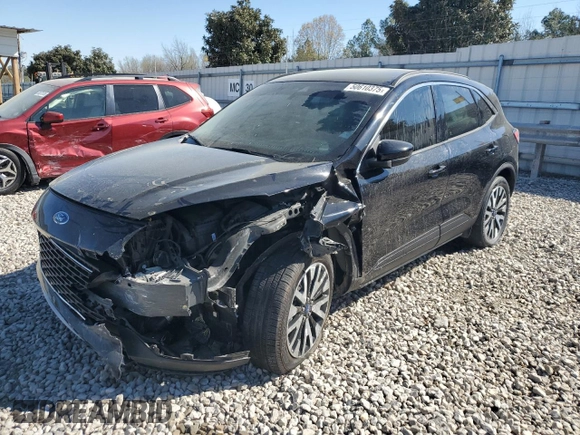 2020 Ford Escape SEL z VIN 1FMCU9H91LUA68034, wystawiony jako Copart lot #50610375 z przebiegiem 48 035 mil mil oraz Szkoda całkowita • Salvage title. Historia ofert i sprzedaży dostępna na DreamBid. Obrazek 1.