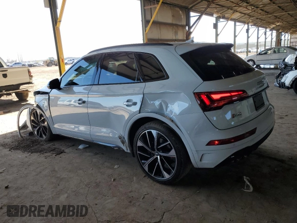 2021 Audi SQ5 Premium Plus with VIN WA1B4AFY7M2027409, listed as a Copart auction lot 46095593 with 13,648 mi miles. Bid and sale history available at carsss.com. Image 2.