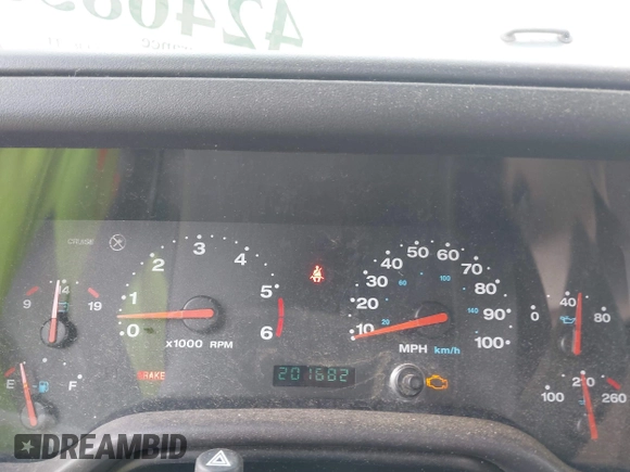 2002 Jeep Wrangler Sport with VIN 1J4FA49S52P760173, listed as a IAAI auction lot 42468550 with 201,682 mi miles and . Bid and sale history available at DreamBid. Image 7.