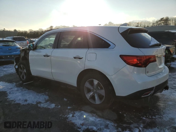 2014 Acura MDX z VIN 5FRYD4H27EB021522, wystawiony jako Copart lot #88725585 z przebiegiem Nie podano mil oraz Szkoda całkowita • Salvage title. Historia ofert i sprzedaży dostępna na DreamBid. Obrazek 2.