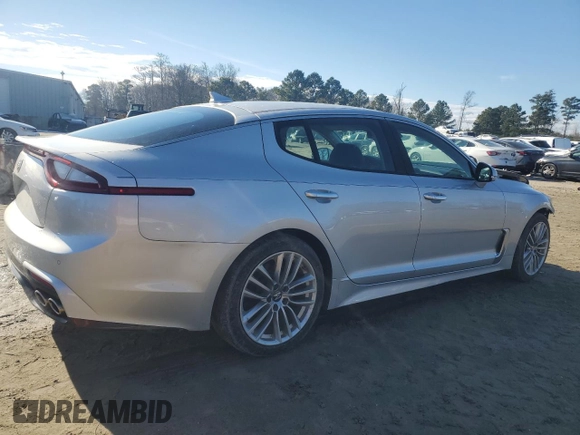 2018 Kia Stinger with VIN KNAE15LA5J6011169, listed as a Copart auction lot 87245514 with 67,199 mi miles and Salvage Title. Bid and sale history available at DreamBid. Image 3.