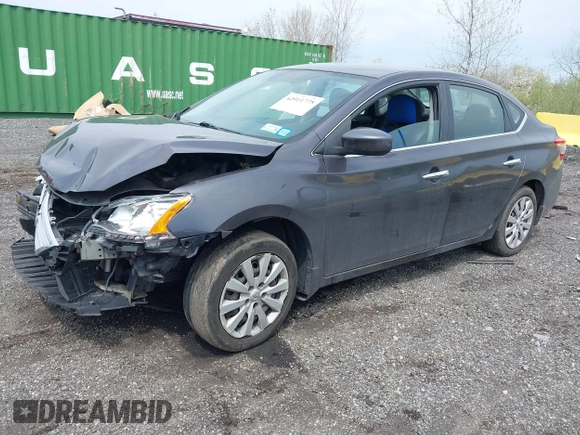 2014 Nissan Sentra SV with VIN 3N1AB7AP7EL666921, listed as a IAAI auction lot 42011775 with 153,728 mi miles and . Bid and sale history available at DreamBid. Image 2.