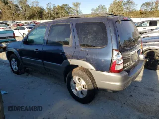 2002 Mazda Tribute LX with VIN 4F2YU09172KM62596, listed as a Copart auction lot 76912034 with 225,892 mi miles and Salvage Title. Bid and sale history available at carsss.com. Image 3.