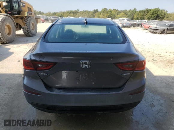 2019 Honda Insight EX with VIN 19XZE4F5XKE016106, listed as a Copart auction lot 74521794 with 124,721 mi miles and Salvage title. Bid and sale history available at DreamBid. Image 6.