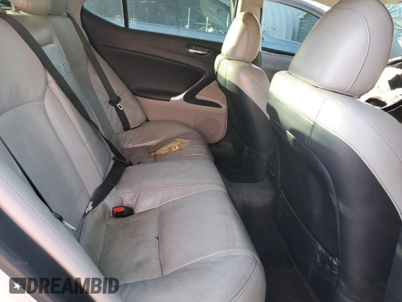 2009 Lexus IS 250 z VIN JTHCK262895031801, wystawiony jako Copart lot #48861765 z przebiegiem Nie podano mil oraz Szkoda całkowita • Salvage title. Historia ofert i sprzedaży dostępna na DreamBid. Obrazek 10.