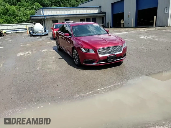 2017 Lincoln Continental Select with VIN 1LN6L9TK0H5629559, listed as a Copart auction lot 61366205 with 69,409 mi miles and Salvage title. Bid and sale history available at DreamBid. Image 13.
