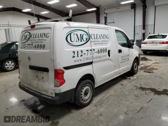 2018 Nissan NV200 S with VIN 3N6CM0KN4JK695732, listed as a Copart auction lot 41628465 with 124,277 mi miles and Salvage title. Bid and sale history available at DreamBid. Image 3.