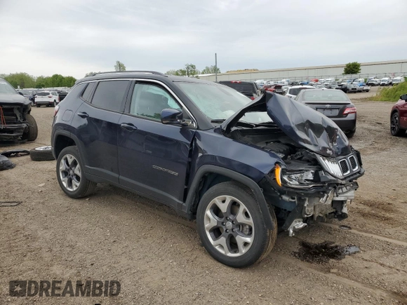 2020 Jeep Compass Limited с VIN 3C4NJDCB8LT208965, выставлен на аукционе Copart как лот 57675405 с пробегом 60 563 миль миль и На запчасти • Non repairable. История ставок и продаж доступна на DreamBid. Изображение 4.
