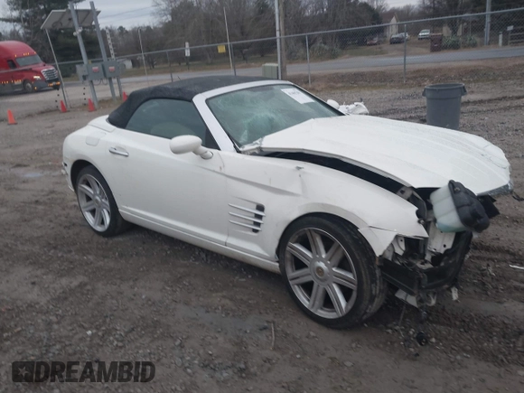 2005 Chrysler Crossfire Limited z VIN 1C3AN65L95X046649, wystawiony jako IAAI lot #41465203 z przebiegiem 114 980 mil mil oraz . Historia ofert i sprzedaży dostępna na DreamBid. Obrazek 1.