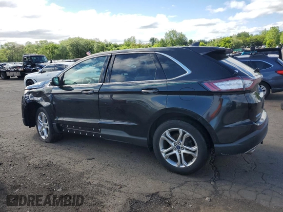 2015 Ford Edge Titanium z VIN 2FMTK4K86FBB88124, wystawiony jako Copart lot #57392305 z przebiegiem 95 698 mil mil oraz Szkoda całkowita • Salvage title. Historia ofert i sprzedaży dostępna na DreamBid. Obrazek 2.
