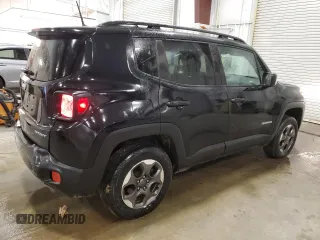 2017 Jeep Renegade Sport z VIN ZACCJBAB2HPF11236, wystawiony jako Copart lot #60853545 z przebiegiem 142 201 mil mil oraz Szkoda całkowita • Salvage title. Historia ofert i sprzedaży dostępna na DreamBid. Obrazek 3.