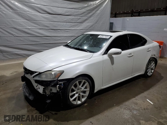 2012 Lexus IS 350 z VIN JTHCE5C28C5002402, wystawiony jako Copart lot #52917455 z przebiegiem 134 986 mil mil oraz Czysty tytuł • Clean title. Historia ofert i sprzedaży dostępna na DreamBid. Obrazek 1.