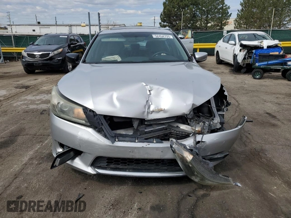 2014 Honda Accord Sedan Sport with VIN 1HGCR2F5XEA033737, listed as a Copart auction lot 52454755 with 138,838 mi miles and Salvage Title. Bid and sale history available at carsss.com. Image 5.