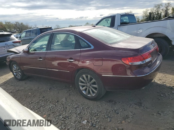 2009 Hyundai Azera Limited z VIN KMHFC46F69A372224, wystawiony jako Copart lot #78834284 z przebiegiem 79 758 mil mil oraz Szkoda całkowita • Salvage title. Historia ofert i sprzedaży dostępna na DreamBid. Obrazek 2.