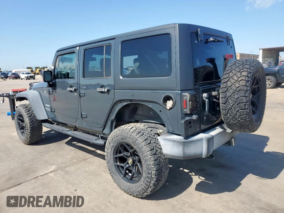 2017 Jeep Wrangler Unlimited Sport with VIN 1C4BJWDG7HL607071, listed as a Copart auction lot 63699585 with Not provided miles and Salvage title. Bid and sale history available at DreamBid. Image 2.