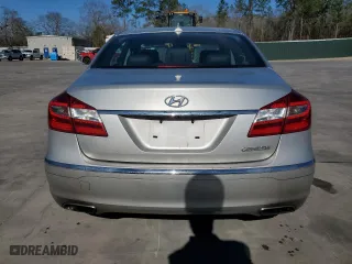 2013 Hyundai Genesis 3.8L with VIN KMHGC4DD4DU246604, listed as a Copart auction lot 47034285 with 146,302 mi miles and Salvage Title. Bid and sale history available at carsss.com. Image 6.