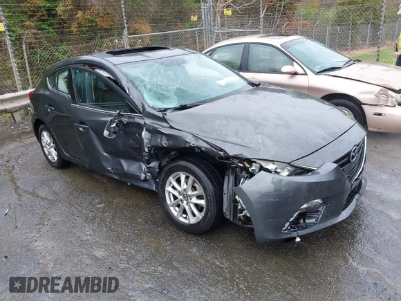 2014 Mazda 3 i Touring with VIN JM1BM1L76E1184728, listed as a IAAI auction lot 41962258 with 200,544 mi miles and . Bid and sale history available at DreamBid. Image 1.