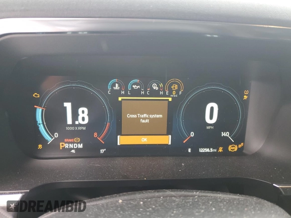 2023 Ford F-150 Raptor with VIN 1FTFW1RJXPFC55093, listed as a Copart auction lot 88436285 with 12,256 mi miles and Salvage Title. Bid and sale history available at DreamBid. Image 9.