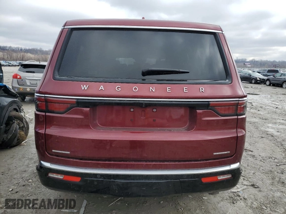 2022 Jeep Wagoneer Series II with VIN 1C4SJVBT0NS115915, listed as a Copart auction lot 44535495 with 25,437 mi miles and Clean Title. Bid and sale history available at carsss.com. Image 6.