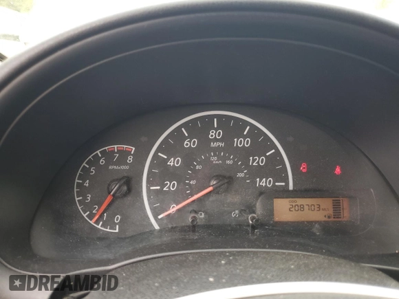 2014 Nissan Versa SV with VIN 3N1CN7AP2EL865682, listed as a Copart auction lot 55087765 with 208,703 mi miles and Salvage Title. Bid and sale history available at DreamBid. Image 9.