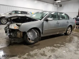 2007 Chevrolet Malibu LT w/2LT with VIN 1G1ZT58N47F247811, listed as a Copart auction lot 47708545 with 116,427 mi miles and Salvage Title. Bid and sale history available at carsss.com. Image 1.