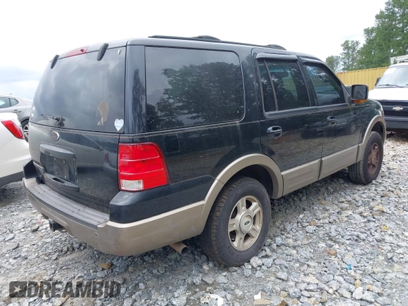 2003 Ford Expedition Eddie Bauer z VIN 1FMPU18L43LB20373, wystawiony jako IAAI lot #42398831 z przebiegiem 265 385 mil mil oraz . Historia ofert i sprzedaży dostępna na DreamBid. Obrazek 4.