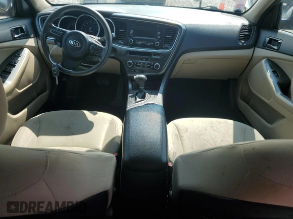 2014 Kia Optima LX z VIN KNAGM4A78E5481631, wystawiony jako Copart lot #59147915 z przebiegiem 190 902 mil mil oraz Szkoda całkowita • Salvage title. Historia ofert i sprzedaży dostępna na DreamBid. Obrazek 8.