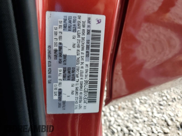 2014 Mazda 2 Sport with VIN JM1DE1KY8E0171646, listed as a Copart auction lot 70670884 with 98,656 mi miles and Salvage Title. Bid and sale history available at carsss.com. Image 15.