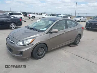 2014 Hyundai Accent GLS with VIN KMHCT4AE4EU615913, listed as a IAAI auction lot 41780724 with 1 mi miles. Bid and sale history available at carsss.com. Image 2.