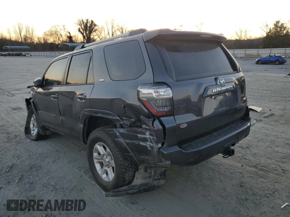 2019 Toyota 4Runner SR5 с VIN JTEZU5JR2K5212292, выставлен на аукционе Copart как лот 47129105 с пробегом 41 996 миль миль и Списание • Salvage title. История ставок и продаж доступна на DreamBid. Изображение 2.