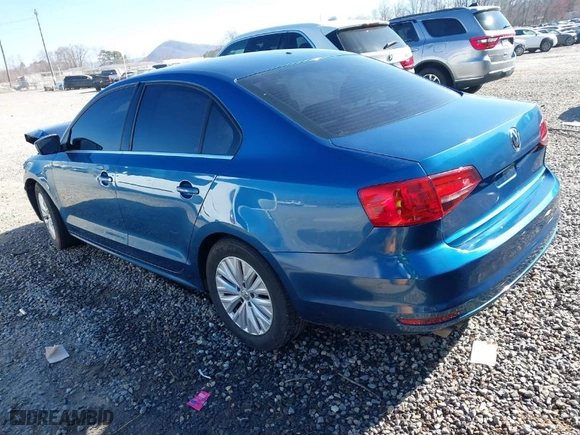 2017 Volkswagen Jetta 1.4T S with VIN 3VW2B7AJ5HM317846, listed as a IAAI auction lot 41755207 with 128,318 mi miles. Bid and sale history available at carsss.com. Image 3.