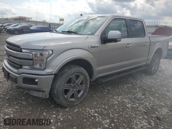 2020 Ford F-150 XL with VIN 1FTEW1E49LKE72101, listed as a Copart auction lot 55880205 with 32,496 mi miles and Salvage title. Bid and sale history available at DreamBid. Image 1.
