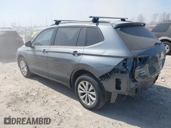 2018 Volkswagen Tiguan S with VIN 3VV0B7AX7JM104662, listed as a IAAI auction lot 41781658 with 235,461 mi miles and . Bid and sale history available at DreamBid. Image 3.