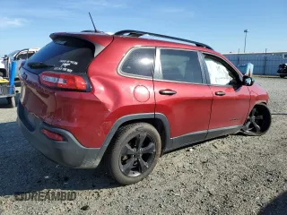 2017 Jeep Cherokee Sport with VIN 1C4PJLABXHW654803, listed as a Copart auction lot 46879225 with 138,377 mi miles and Salvage title. Bid and sale history available at DreamBid. Image 3.